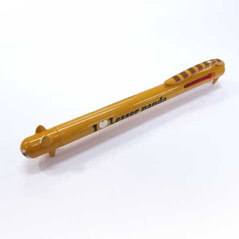 アニマル3色ボールペン レッサーパンダ （商品コード：301-084