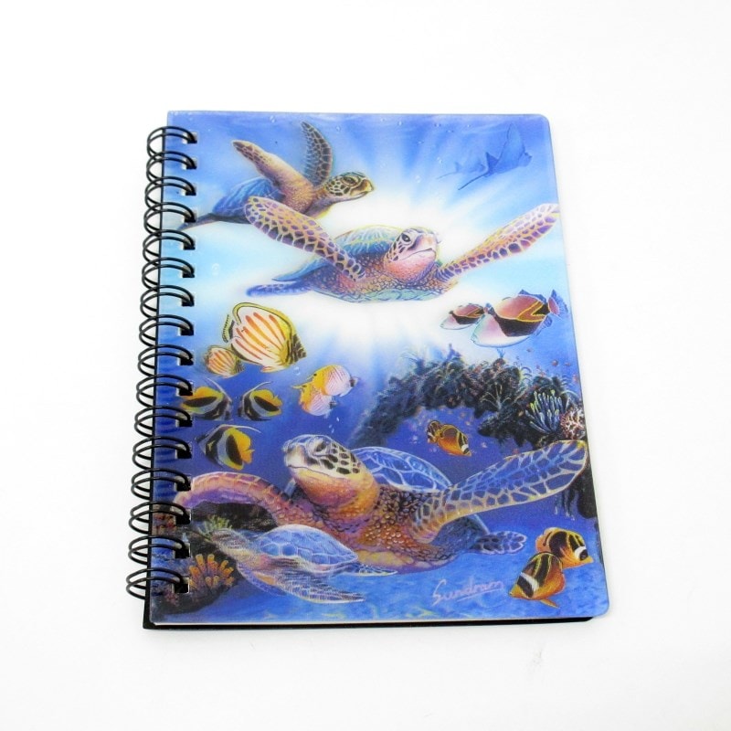 3Dリングノート オーシャンワールド/ウミガメ・熱帯魚 No.301-955