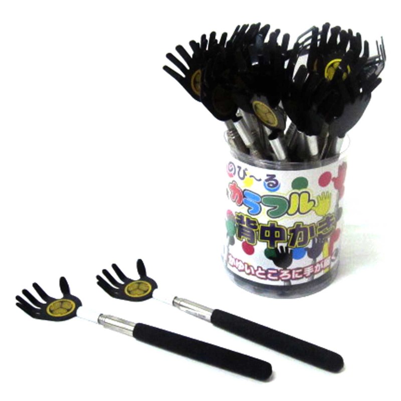 武将 伸びる背中かき 黒／徳川家康 No.303-540 | 世界の価値ある商品を