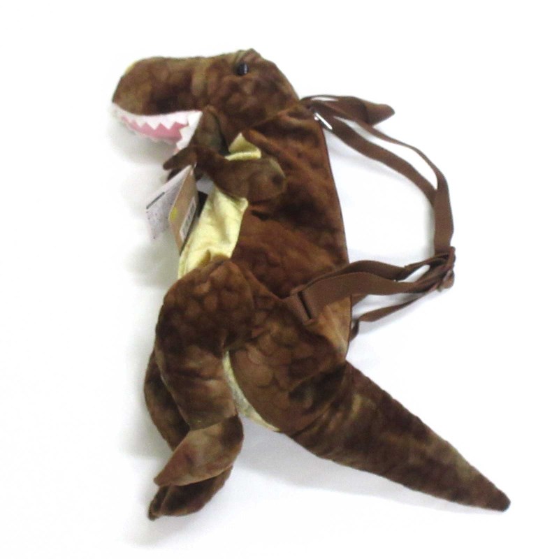 ダイナソーリュック Tレックス ティラノサウルス ブラウン No.207-541