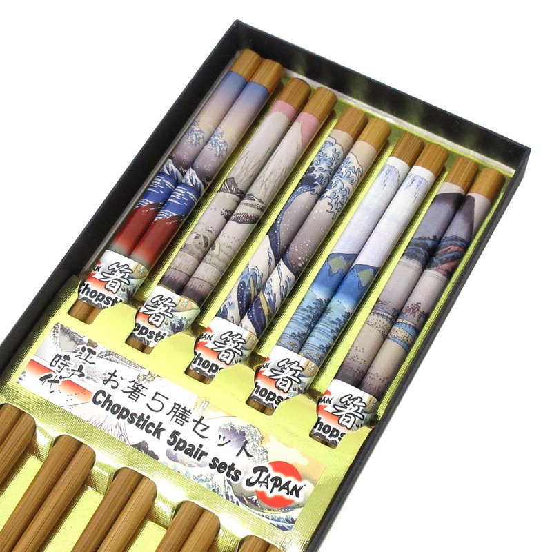 お箸5膳セット 浮世絵 No.303-314 | 世界の価値ある商品をお客様のお