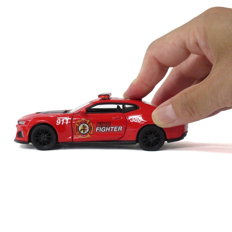 KiNSMART ミニカー 1:38 2017 カマロ ZL1 ポリス＆ファイヤー No.201