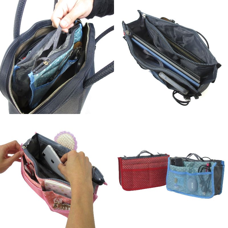 バッグインバッグ ヒョウ柄 ピンク No.607-304 | 世界の価値ある