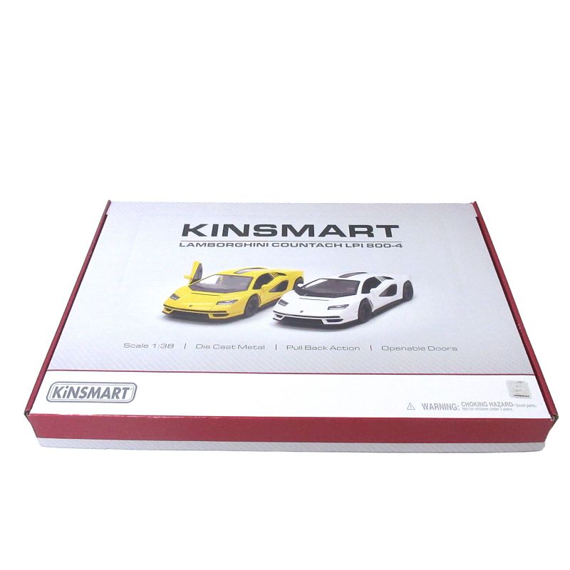 KiNSMART ミニカー 1:38 ランボルギーニ カウンタック LPI800-4 4色