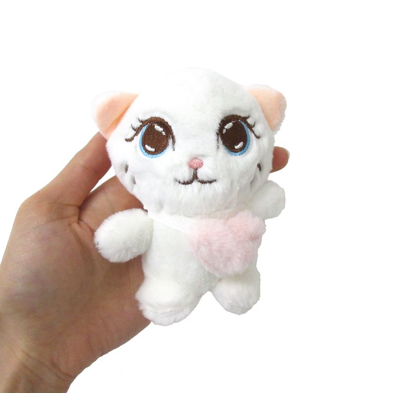 ふわふわ子猫 ボールチェーン ホワイト No.603-186 | 世界の価値ある