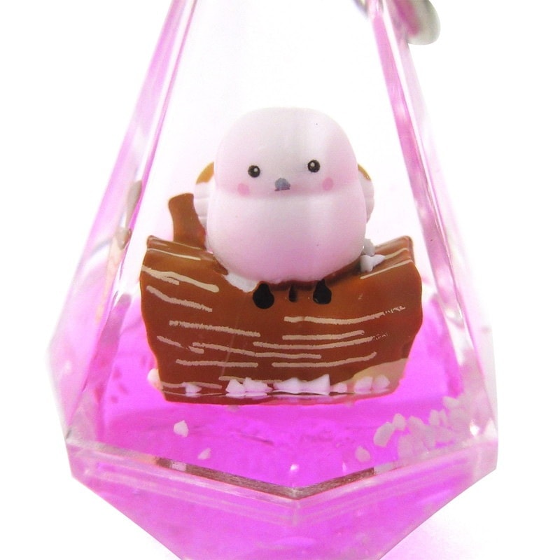 アクアリキッドキーホルダー シマエナガ ピンク No.603-722 | 世界の