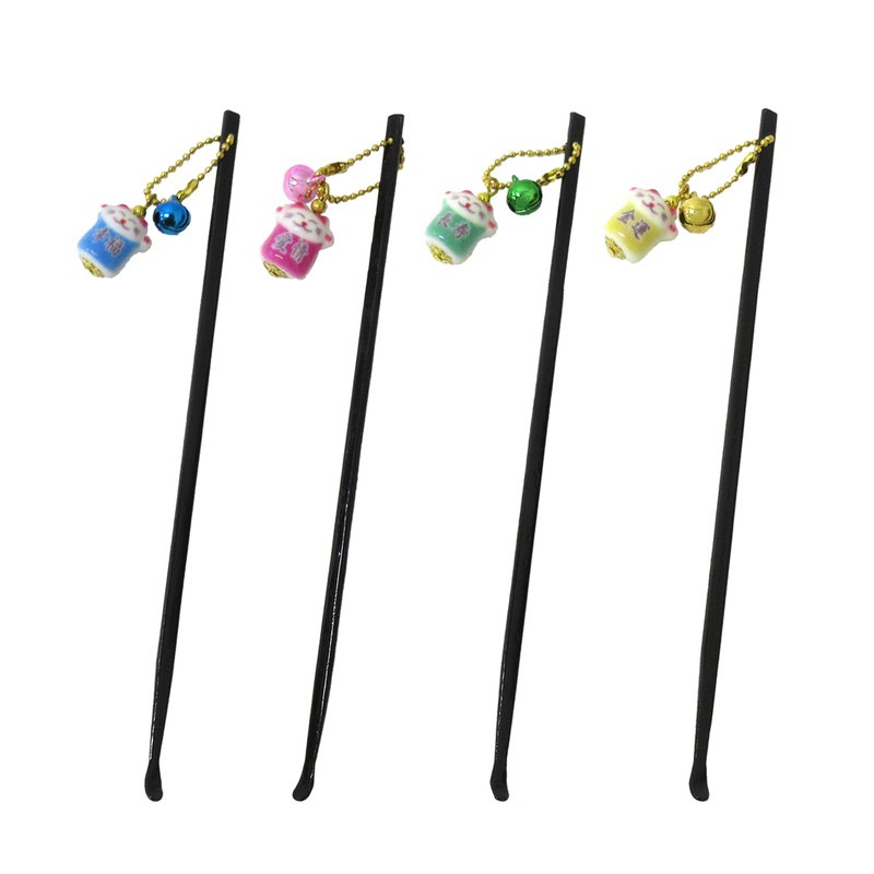 福ねこ耳かき 黒 No.401-011 | 世界の価値ある商品をお客様のお手元に