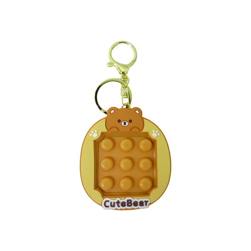 ぽちぽちフレンズキーホルダー クマ No.603-197