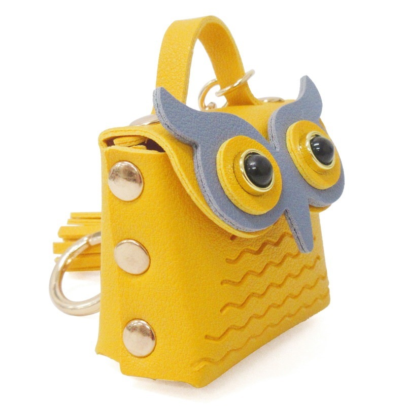 レア 昭和レトロ フクロウ ミニリュック キーホルダー オオイケ ポーチ