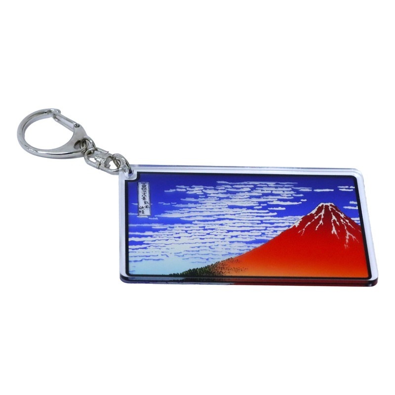 日本製 アクリルキーホルダー 赤富士 No.303-036 | 世界の価値ある商品
