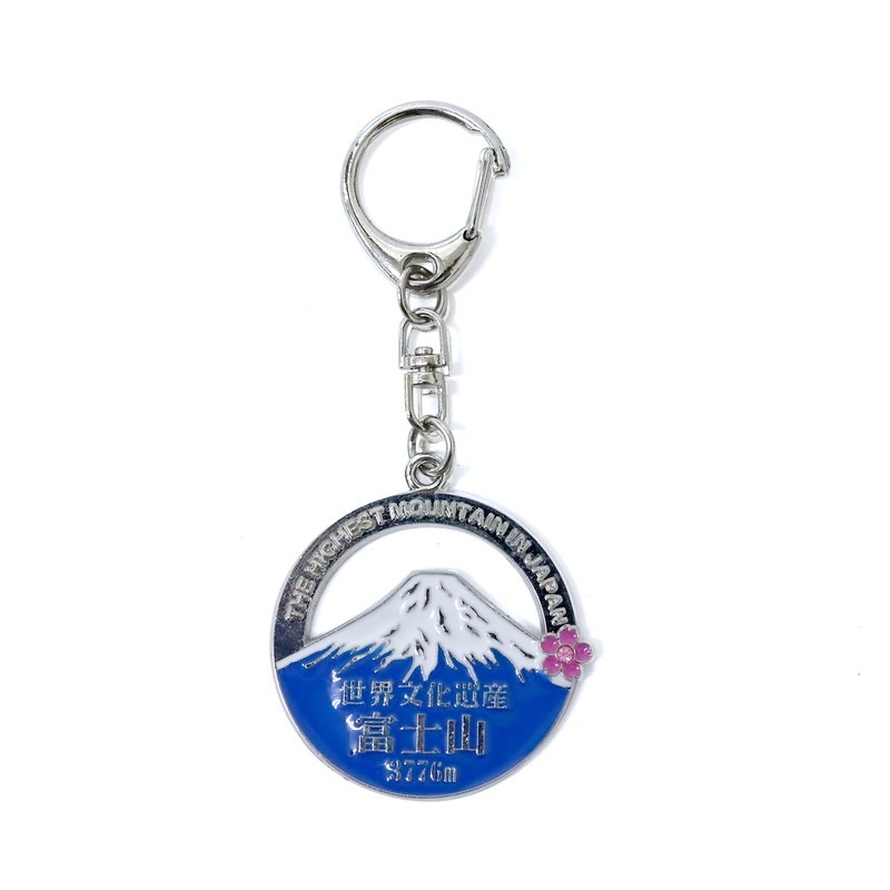 新品未開封 ikkaku mosaic KI-no 富士山 キーホルダー インバウンドキーホルダー 丸型 富士山 No.303-909 | 世界の価値ある