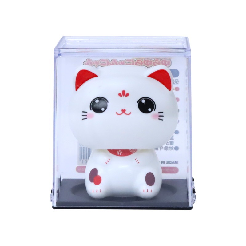 ソーラーゆらゆらにゃんにゃん 6cm A(目開き) No.208-320 | 世界の価値