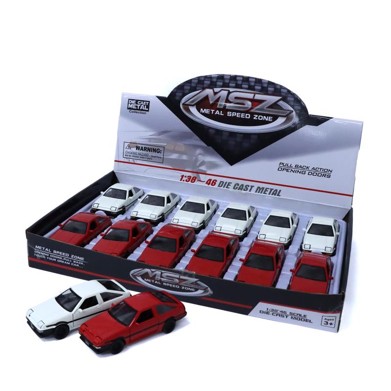 1:37 MSZ トヨタ AE86 トレノ 2色アソート No.201-832