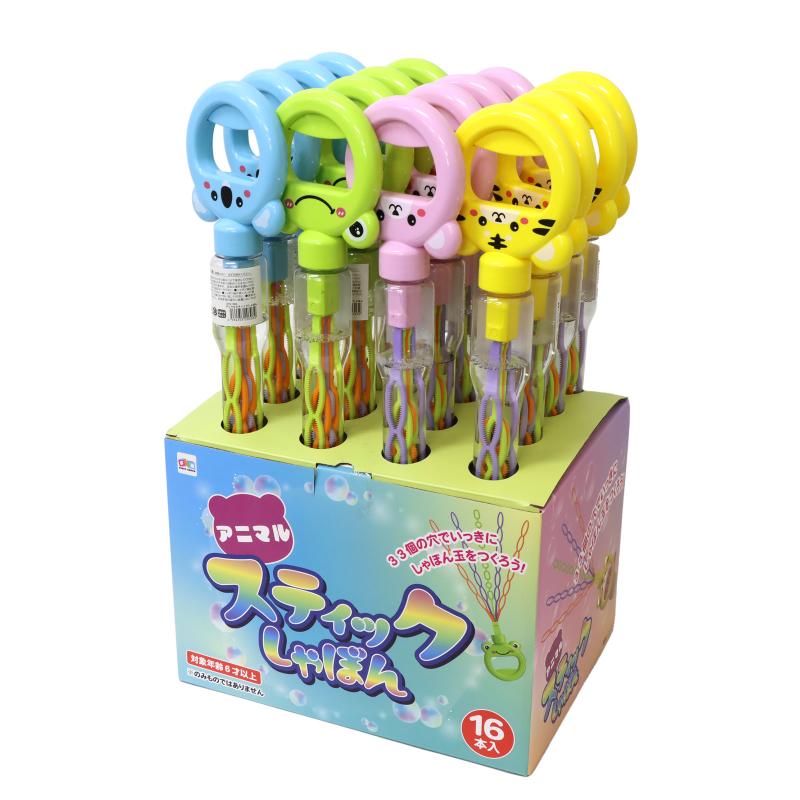 アニマルステックしゃぼん 4種アソート No.210-303