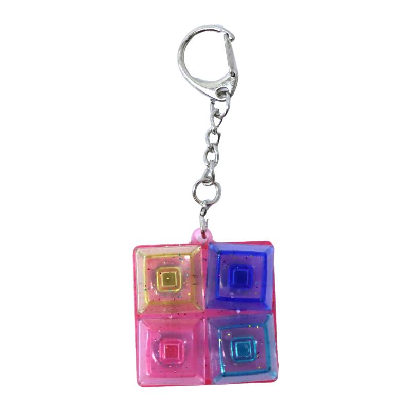 カチカチキーボード キーホルダー スクエア No.603-850 | 世界の価値