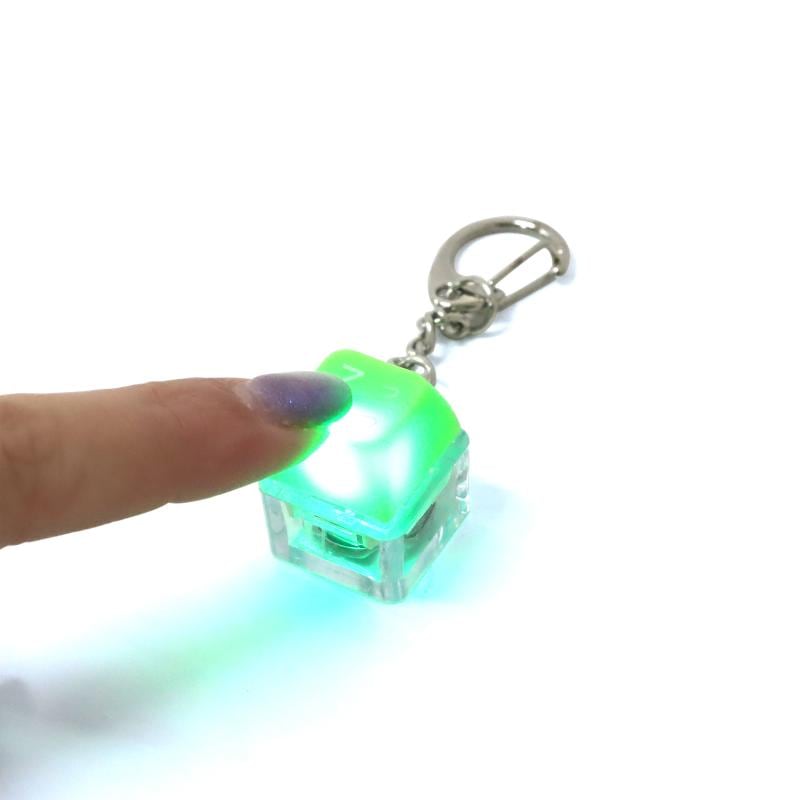 光る！カチカチキーボード キーホルダー ノーマル 6種アソート No.603