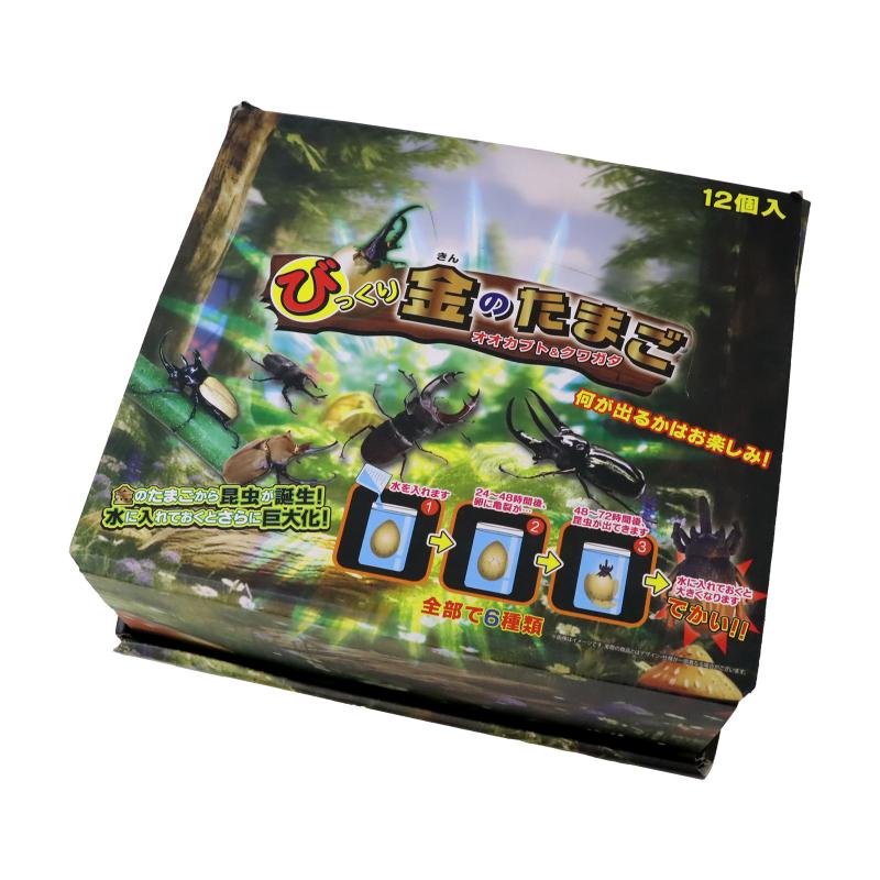 縄文土器　小動物？昆虫？珍品　箱付き　R99-2 New びっくり金のたまご オオカブト＆クワガタ No.206-675