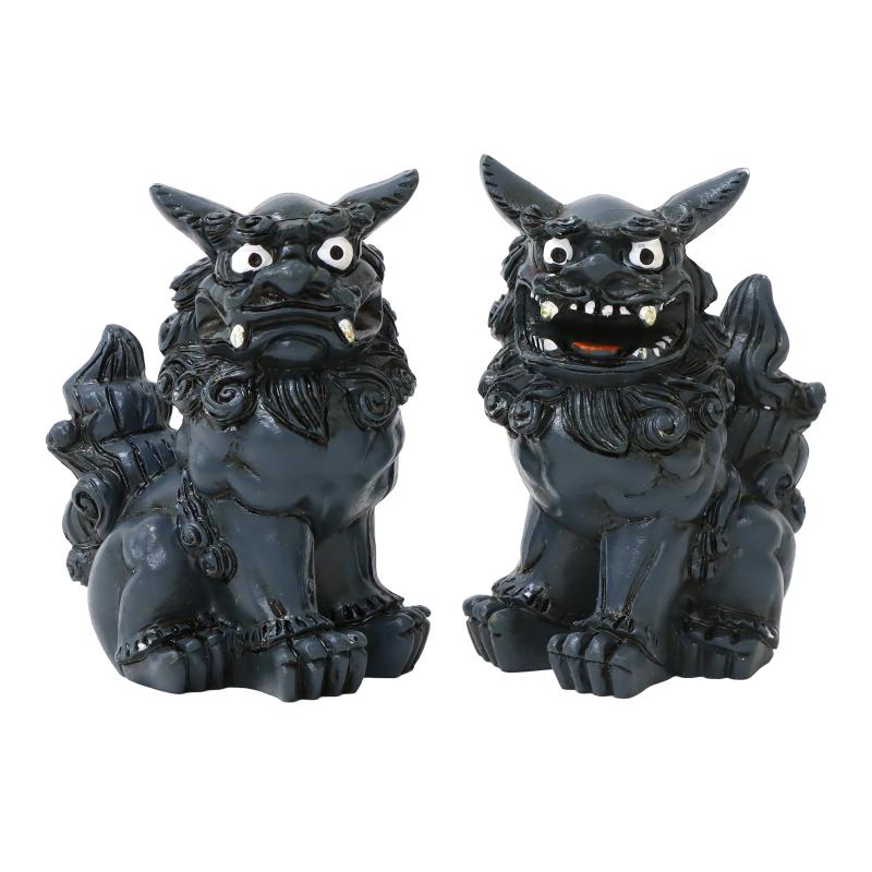 80mm萬来獅子(座) グレイ No.208-835 | 世界の価値ある商品をお客様の