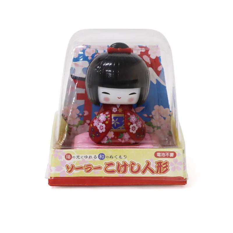 ソーラーこけし人形 4色アソート No.208-323 | 世界の価値ある商品を