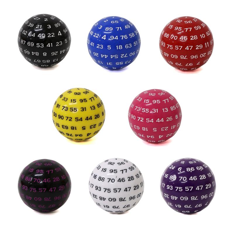 100面サイコロ 8色アソート No.206-629 | 世界の価値ある商品をお客様