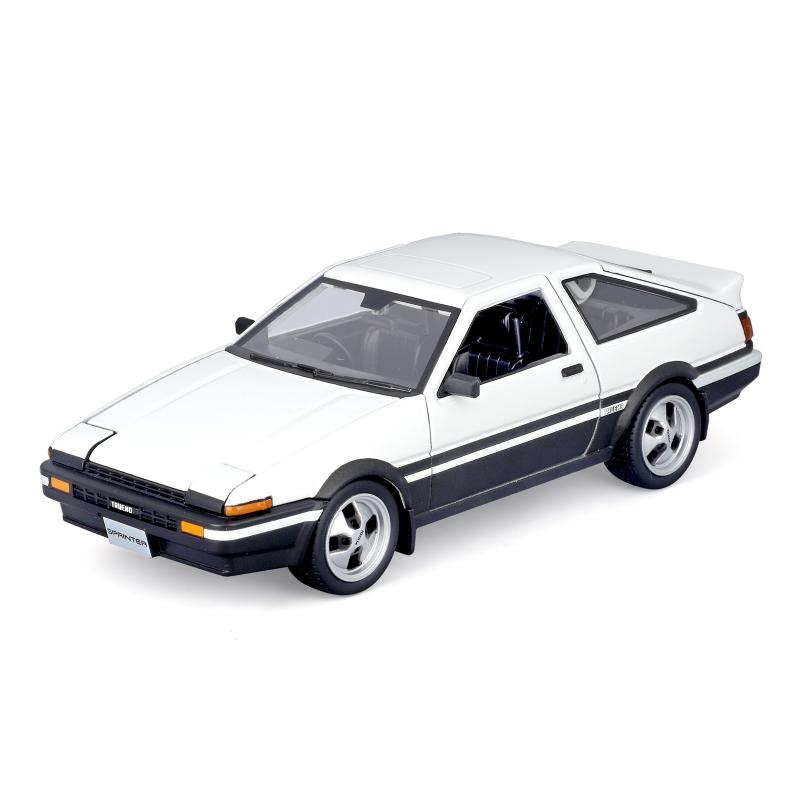 Maisto ミニカー 1:24 スプリンタートレノ AE86 ホワイト No.200-170