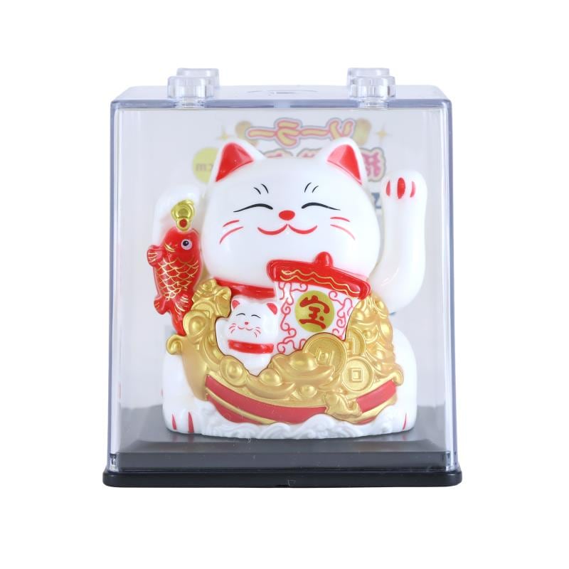 招き猫 スーパーレア 湯布院 値下げ中 ソーラー招き猫 両手 6cm 宝船 No.208-314 | 世界の価値ある商品を