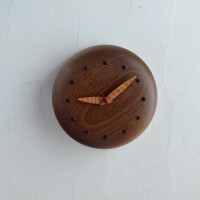 クワ時計  　　一点もの|木製　手作り時計