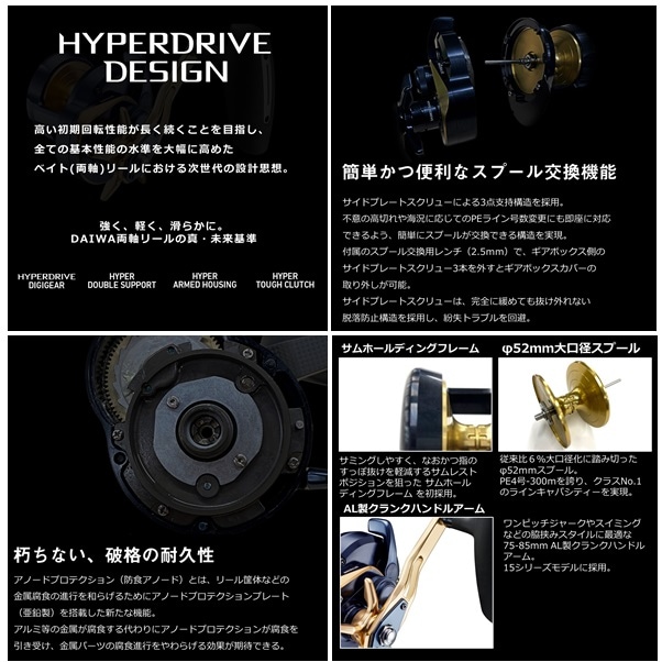 ダイワ 22ソルティガ 15HL 左巻き　マグネットブレーキ付き ダイワ 22ソルティガ 15HL 左巻き マグネットブレーキ付き