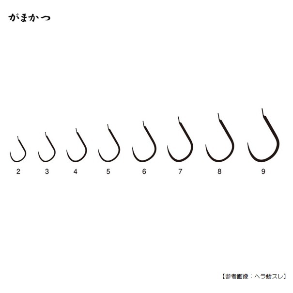 がまかつ ヘラ鮒スレ　茶 6号  メール便配送可 [へら]