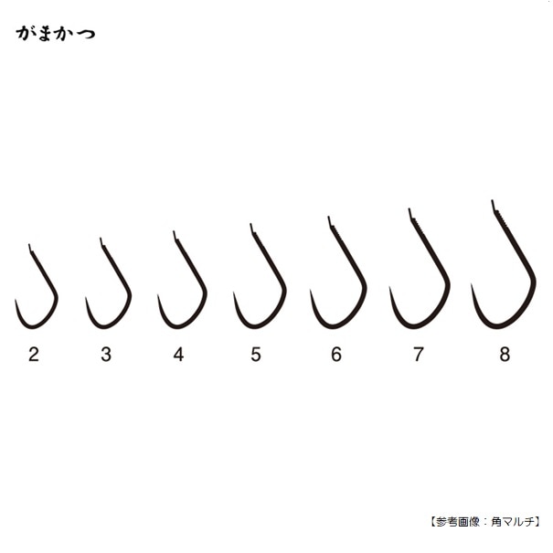 がまかつ A1 角マルチ 白 3号  メール便配送可 [へら]