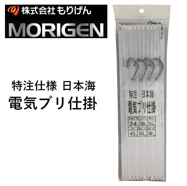 もりげん フィッシャーズ特注仕掛 日本海電気ブリ仕掛 24 メール便配送可 [用品]