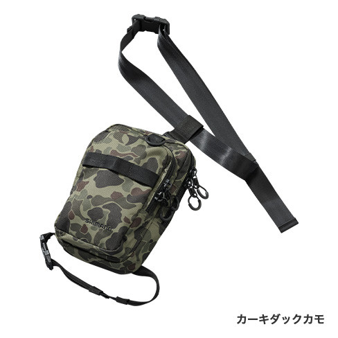 シマノ　BW-022T　　ランガンレッグバッグ　カーキダックカモ