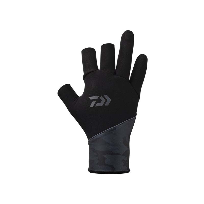 ダイワ　DG-7622W　(ベルトレス防寒グローブ3本カット)　ネイビーカモ【メール便可】