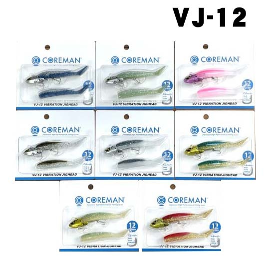 コアマン　VJ-12　バイブレーションジグヘッド【メール便可】