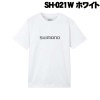 シマノ　ドライロゴTシャツ　ショートスリーブ　SH-021W　ホワイト【メール便可】|シャツ・トレーナー|ウェアー