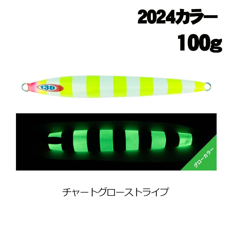 ジャッカル　アンチョビメタル　タイプ2　100g　2024カラー　グロー【メール便可】
