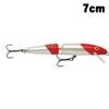 ラパラ（RAPALA）　フローティングジョインテッド7cm　RHCレッドヘッドチェイサー　J7RHC【メール便可】|ラパラ（RAPALA）|ルアー