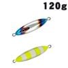 シーフロアコントロール　スナップ（リア2本フック付き）　限定チタンチャートゼブラグロー　120g【メール便可】|シーフロアコントロール|メタルジグ