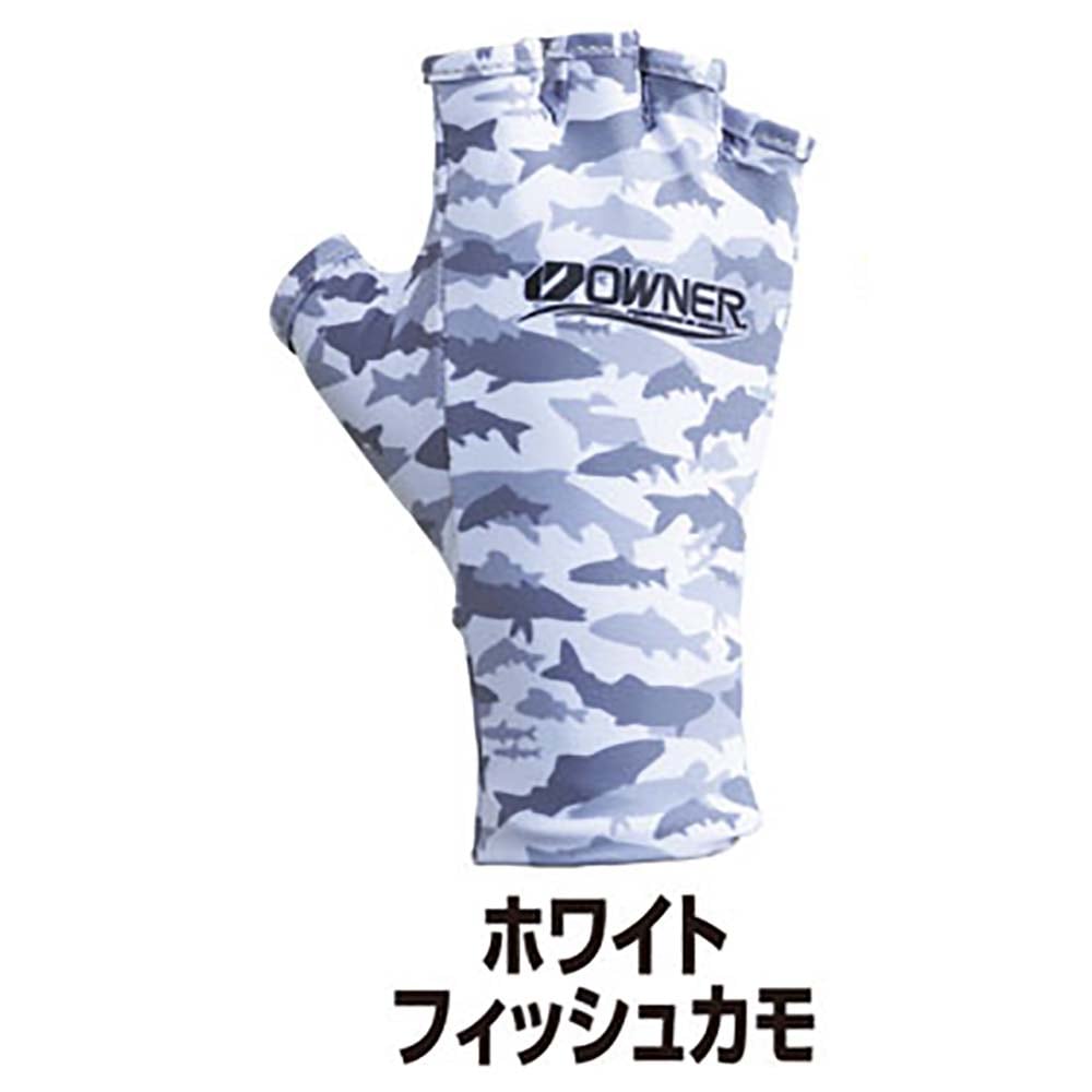 オーナー　サンブロック手甲　ホワイトフィッシュカモ【メール便可】