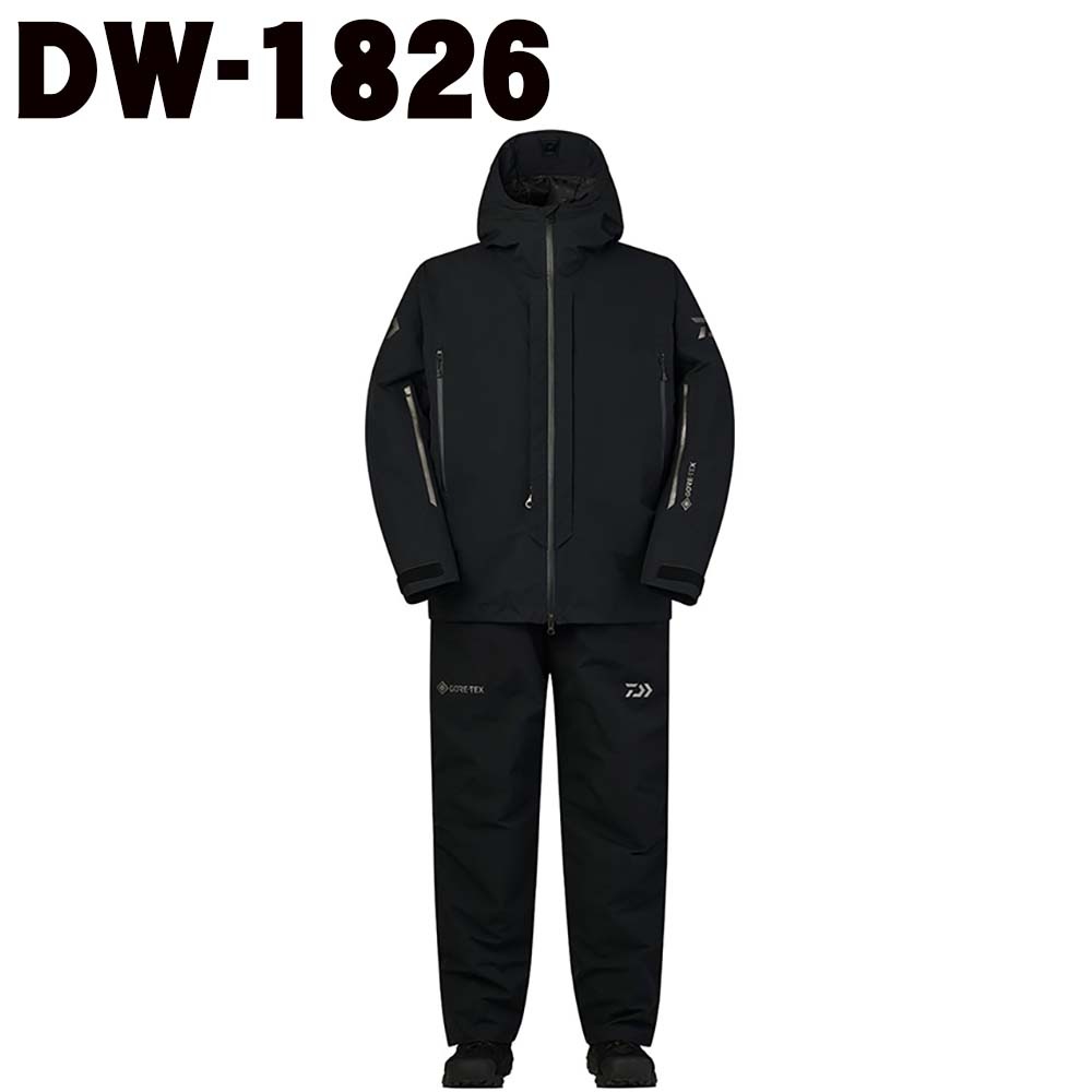 【10月予定】ダイワ　DW-1826（ゴアテックスコンビアップウィンタースーツ）　ブラック