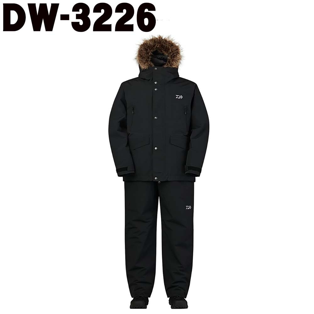 【10月予定】ダイワ　DW-3226　RAINMAX（アングラーズウィンタースーツ）　ブラック　L
