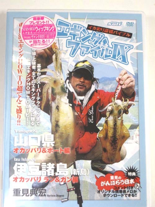 DVD　内外出版　イカ釣り最強バイブル　エギングファイル9