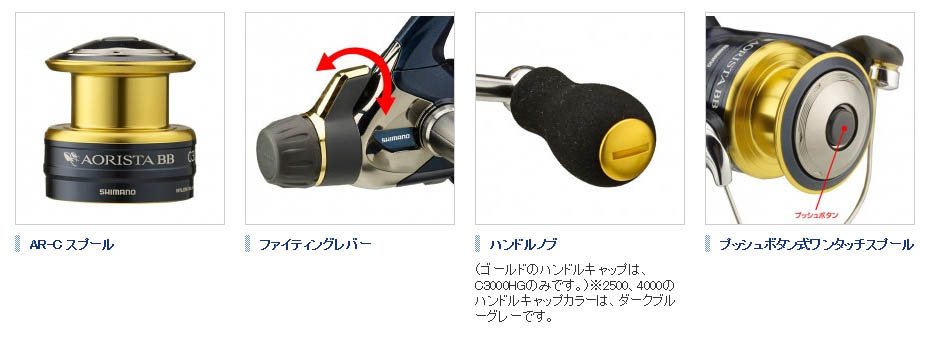 シマノ 13アオリスタBB 2500通販｜釣具通販 いのまた釣具店