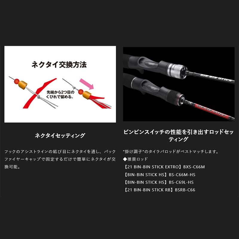 GW応援クーポン対象】ジャッカル TGビンビンスイッチ キャンディ