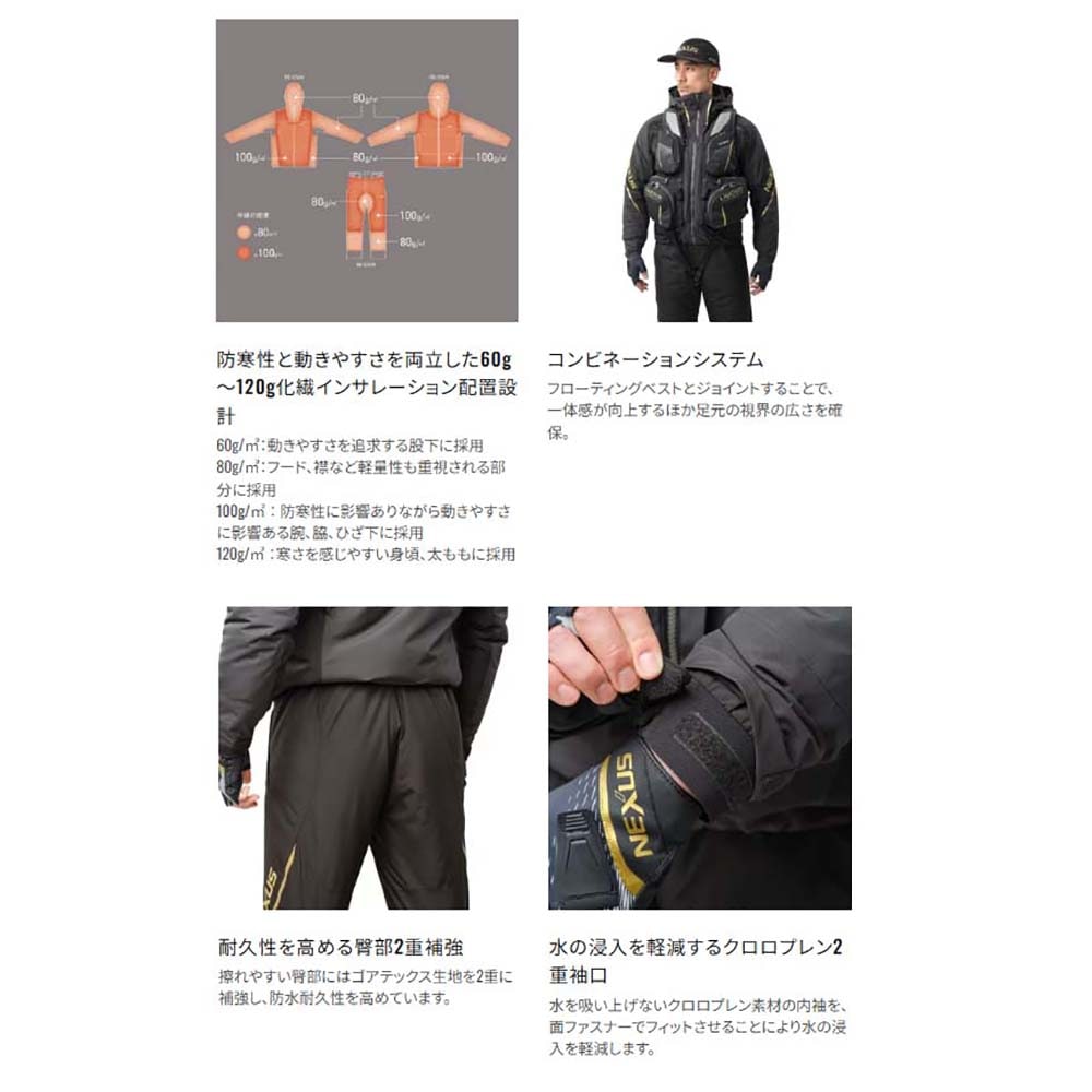 シマノ ネクサス ゴアテックス ウォームスーツ RB-150X レッド通販