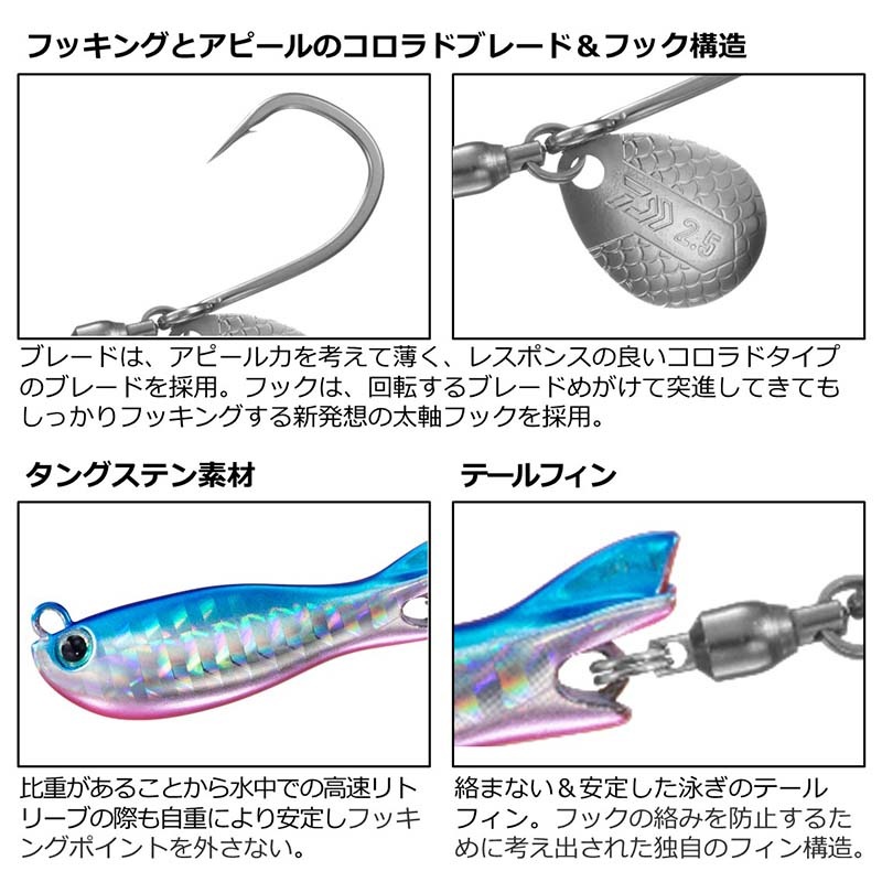 ダイワ リアルブレードTG 80g【メール便可】通販｜釣具通販 いの