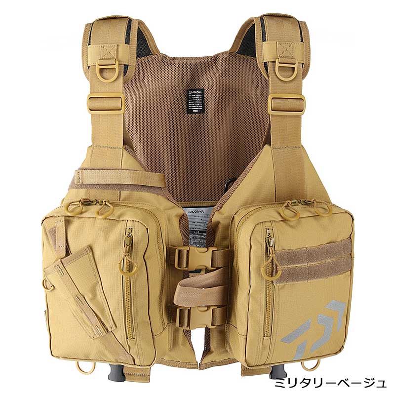 Daiwa フィッシングベスト DF-6421 L迷彩 DAIWA（釣り） ダイワ DF-6421 ライトフロートゲームベスト