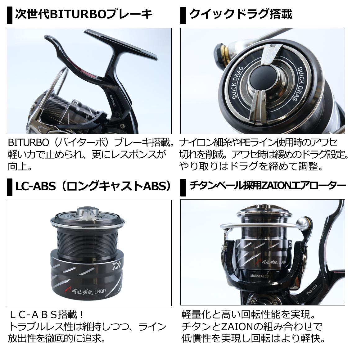 ダイワ 21銀狼LBQD通販｜釣具通販 いのまた釣具店