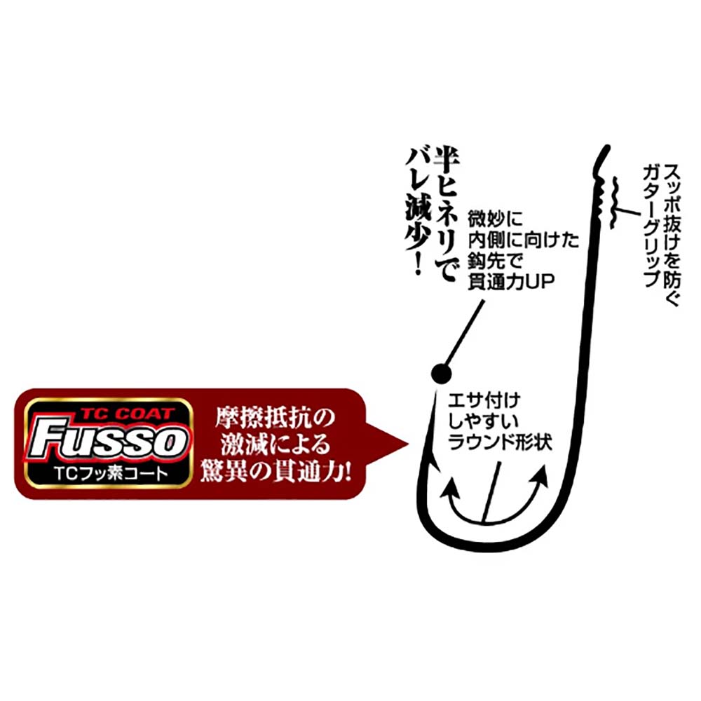 ササメ ヴァーサキス100本針（TCフッ素）【メール便可】通販｜釣具通販