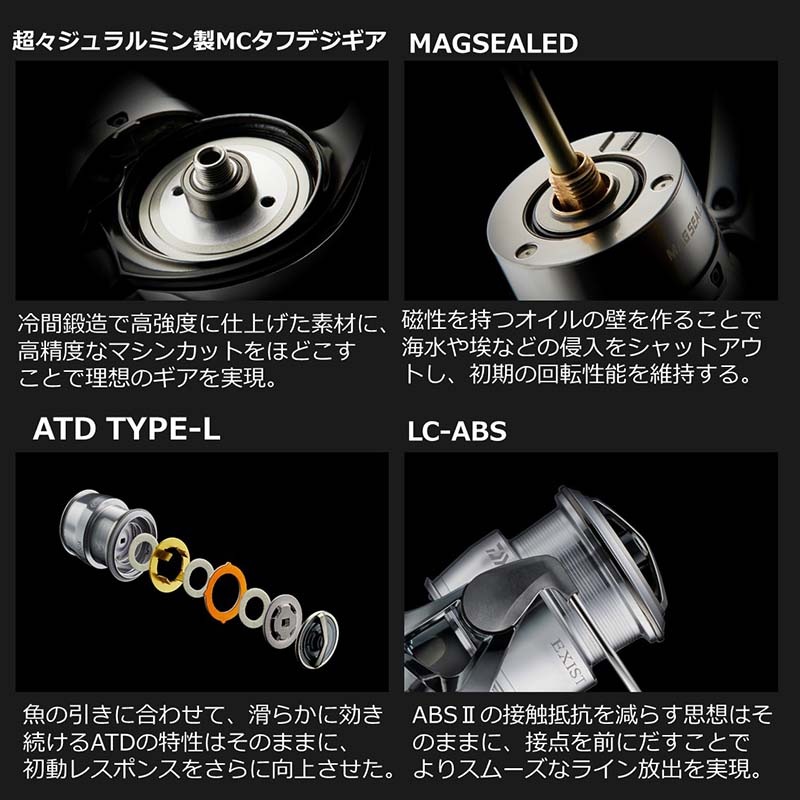 ダイワ 22イグジスト EXIST LT2000S-P通販｜釣具通販 いのまた釣具店